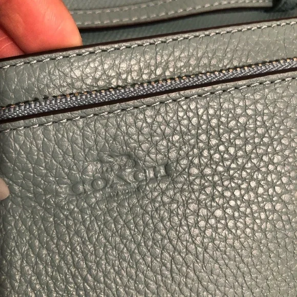 Coach Blue Leather Crossbody Bag - Picture 6 of 10